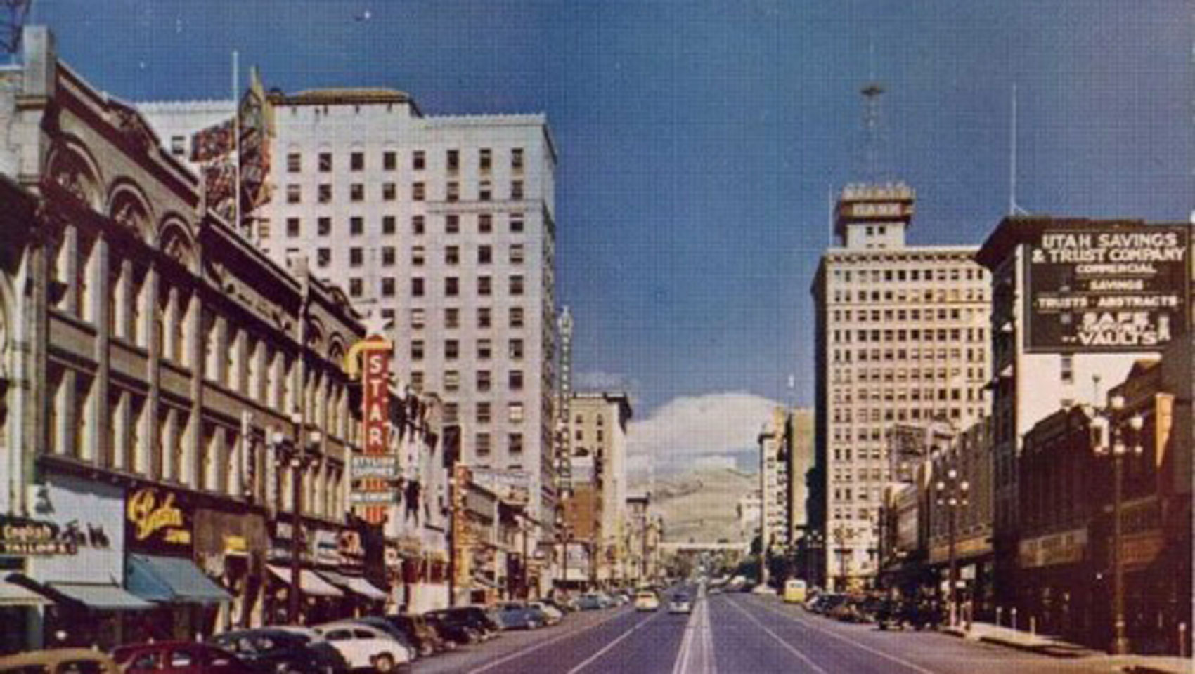 Historical Shot of Downtown Salt Lake City