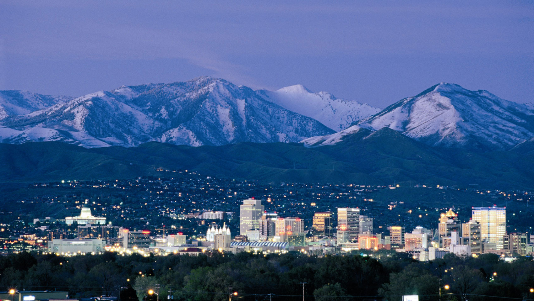 Salt Lake City in Winter