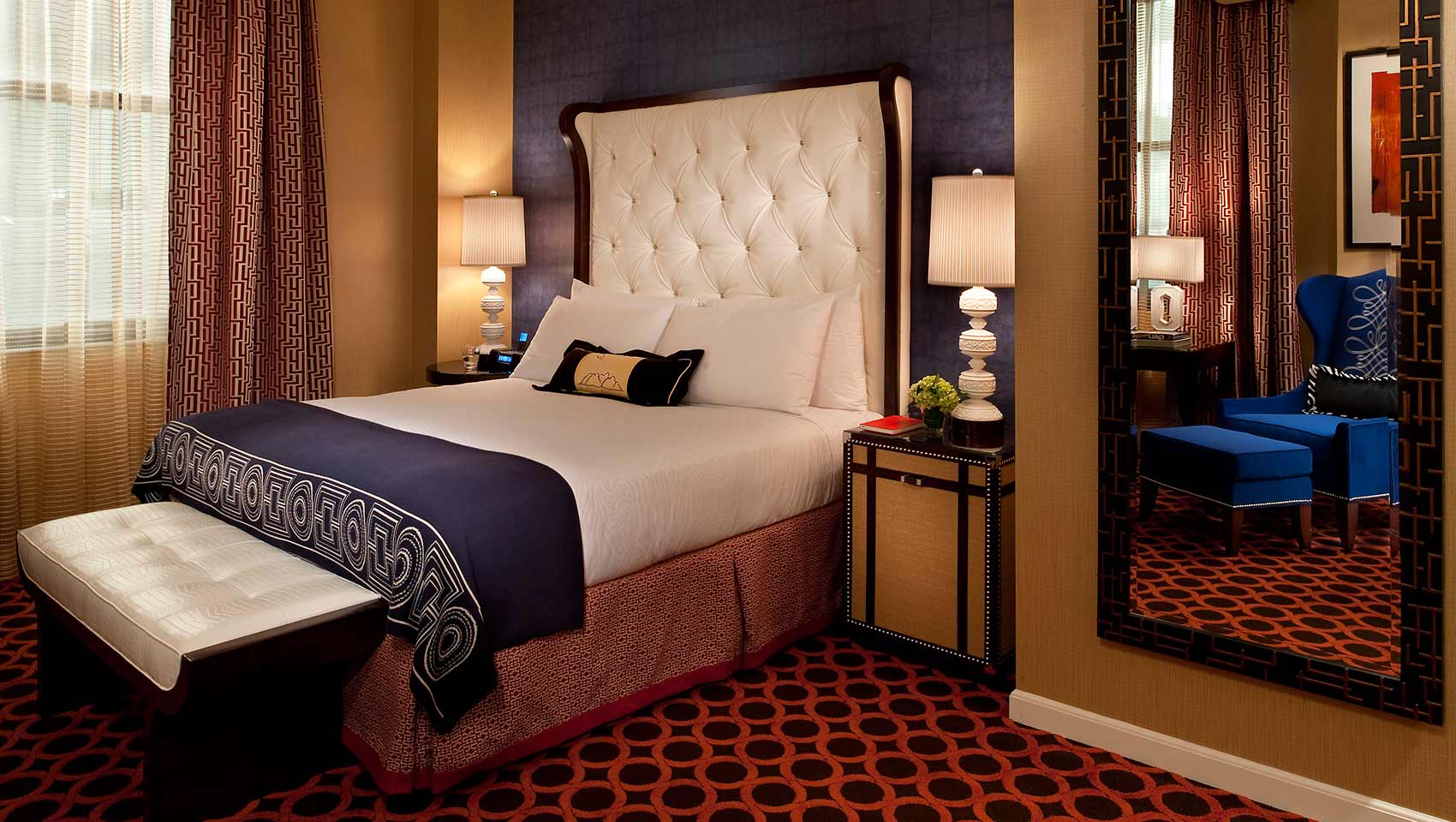 large guestroom suite at Kimpton Hotel Monaco Salt Lake City